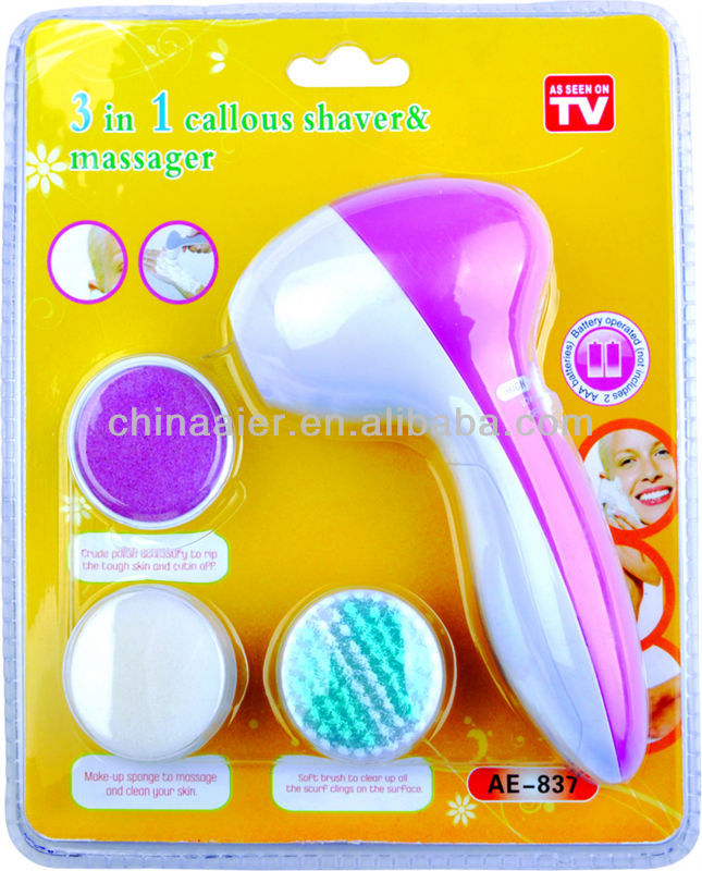3 IN 1 Callous Remover  Massager in Pakistan